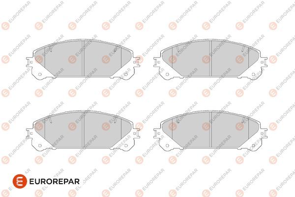 EUROREPAR 1686272580 | Psa / Erp Ön Fren Balata Toyota Rav 4 Gdb3484