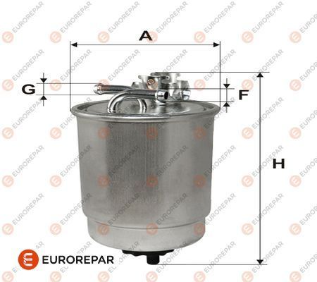 EUROREPAR E148105 | Yakıt Filtresi H70wk08 / Kl 147D