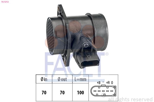 FACET 10.1212 | Hava Debimetresi Passat Superb A6 A6q 1.8T Awt Awm 00 > 05