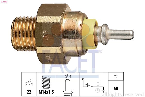 FACET 7.4120 | Devirdaim Müşürü (M102, Katalızatorlu) 190 W201 85 > 93 W124 85 > 93 S124 85 > 92 C124 87 > 92
