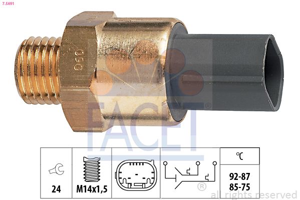 FACET 7.5691 | Hararet Müşürü BMW E36 M43