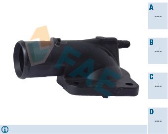 FAE 54310 | Termostat Kapağı Partner II Berlingo II 406 607 C4 C5 Xsara Xsara Picasso Dw10td 2.0 HDI 8V