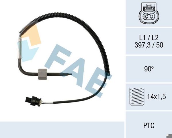 FAE 68012 | Egzos Sıcaklık Sensörü W205