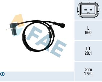 FAE 78350 | ABS Sensörü Ön
