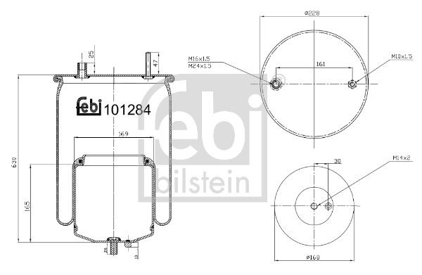 FEBI BILSTEIN 101284 | Körük, Havali Süspansiyon