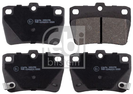 FEBI BILSTEIN 16723 | Fren Balatası Arka-(Toyota Rav4 00 / 05 / Chery Tıggo 08 / 12)