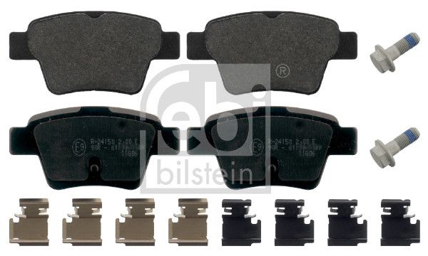 FEBI BILSTEIN 16813 | Fren Balatası Arka Wva 24150 (Citroen C4 05)