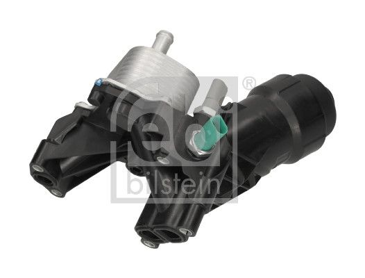 FEBI BILSTEIN 194033 | Yağ Filtre Braketı + Soğutucu + Filtre (Audi A4 16- A5 17- A6 15- Q5 17 -)
