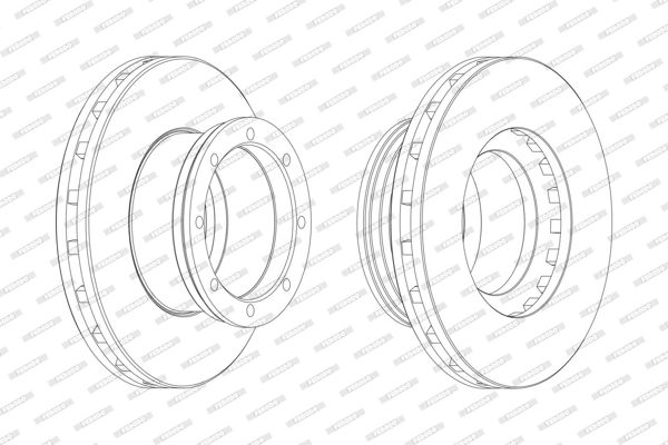 FERODO FCR190A | Fren Diski Arka