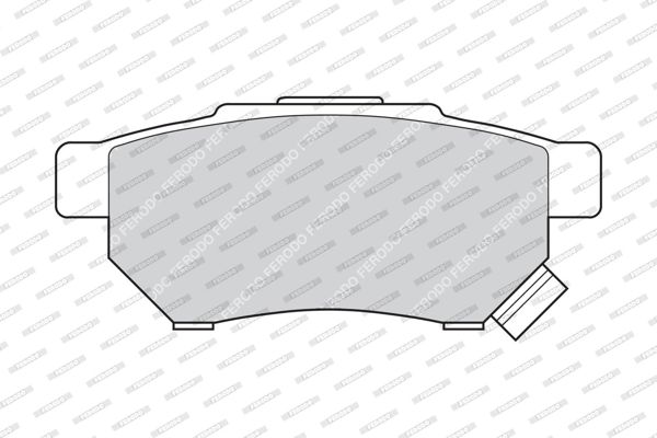 FERODO FDB621 | Fren Balata Arka Civic 96-00 Concerto 89-Integra 97-Jazz 08-/ 25 99-45 99-200 95-400 95-/ Zr 01 -