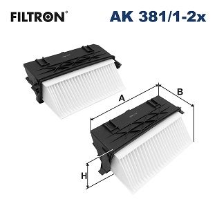 FILTRON AK 381/1-2x | Hava Filtresi Sağ / Sol | 1 Adet