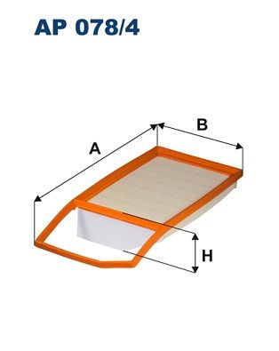 FILTRON AP078/4 | Hava Filtresi Psa Nemo Fca Qubo 500L 500 X Opel Combo D X12 Psa Bipper