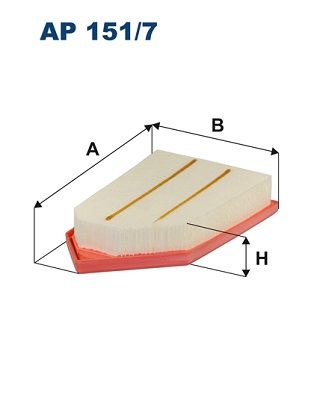FILTRON AP151-7 | FORD Fiesta 2020 Model Sonrası Hava Filtresi FILTRON Marka