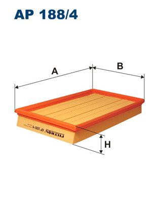 FILTRON AP188-4 | Hava Filtresi (Saab