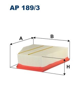 FILTRON AP189-3 | Hava Filtresi 10-Aı.A1-Ibiza 2.0Tdi