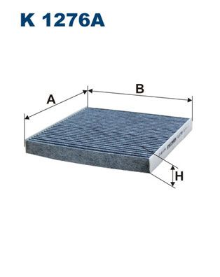 FILTRON K1276A | Polen Filtresi Karbonlu Smart Fortwo Cabrio (451) 07 > Fortwo Coupe (451) 07 >