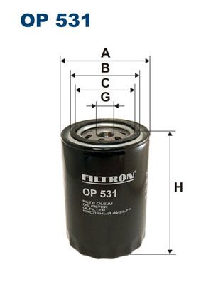 FILTRON OP531 | Yağ Filtresi