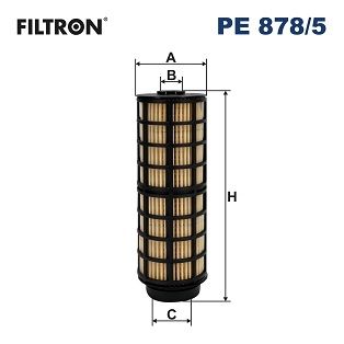 FILTRON PE878-5 | Yakıt Filtresi Keçeli Iveco Daily VI 16 > E6 F1agl411g / H / J