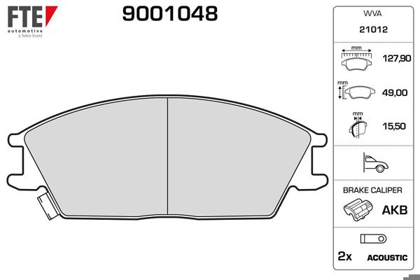 FTE 9001048 | Ön Fren Balatası Hyundai Accent 1995-2005 Getz 2002- Excel 1990-1994