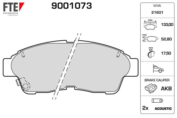 FTE 9001073 | Ön Fren Balatası Toyota Corolla 1993-1998 Enj (Ae100 Ae101 Kasa) Corona Carina At191 92-97 Rav 4 97-00