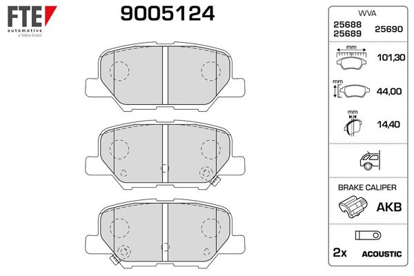 FTE 9005124 | Arka Fren Balatası Citroen C4 Aircross 1.6 / 1.6D / 1.8D / 2.0 04 / 12-Mazda 6 2.0 10 / 12-Mazda 6 Estate / Wagon 2.0 10 / 12-Mitsubishi Asx 1.6 / 1.8 / 2.0 / 1.8D 01 / 10-Mitsubishi Asx Van 1.8D 06 / 10-Mitsubishi Grandıs 2.4 / 2.0D 06 / 03