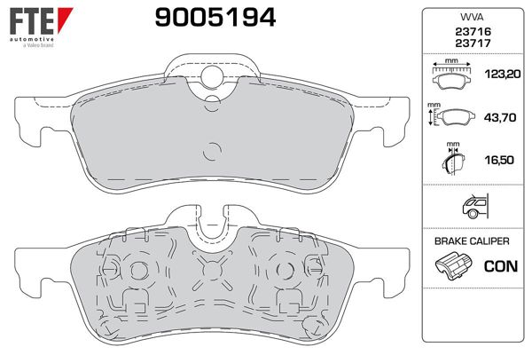 FTE 9005194 | Arka Balata Mini R50 R53 R52