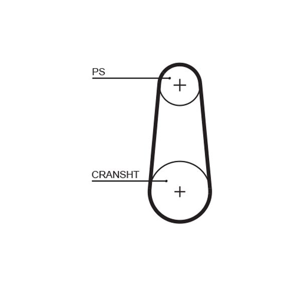 GATES 5383XS | Triger Kayışı 78Dıs (Porsche: 911)