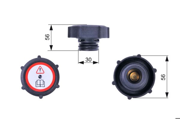 GATES RC243 | Radyatör Kapağı