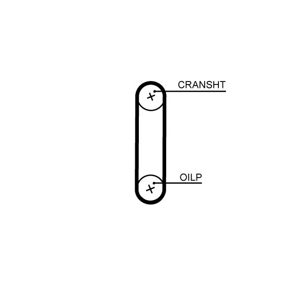 GATES T357HOB | Triger Kayışı 12-Fiesta-Focus-Cmax-Mondeo 1.0Ecoboost