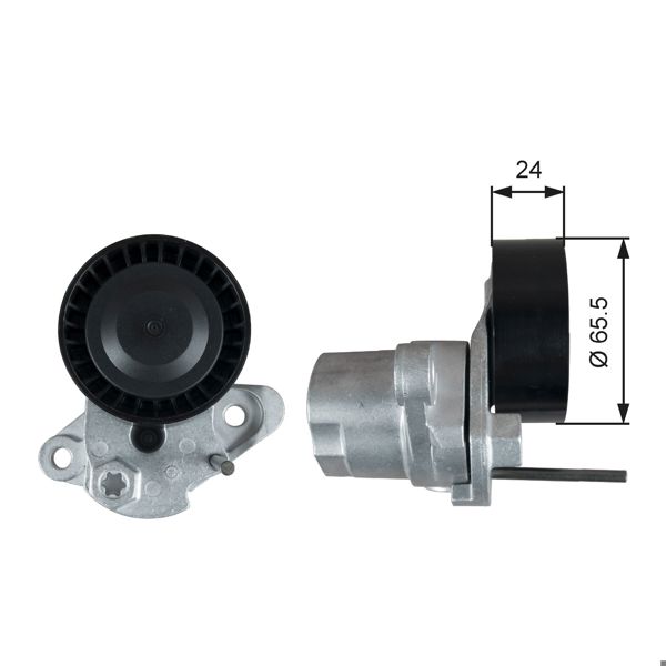 GATES T39387 | V Kayış Gergisi (VW Caddy 16-Golf 13-Passat 15-Polo 15-Audi A1 11-A3 13 -)