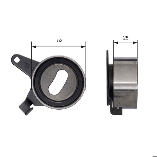 GATES T41031 | Eksantrik Gergi Rulmanı Sabit