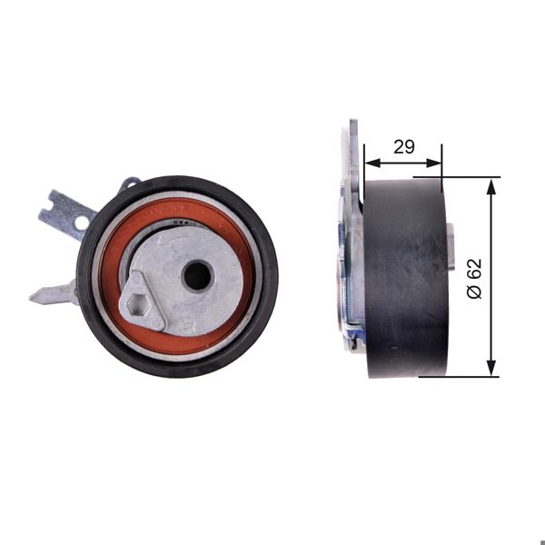 GATES T43218 | Gergi Rulmanı