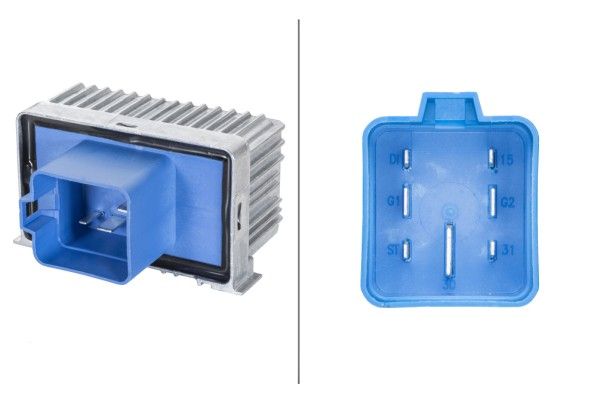 HELLA 4RV008188-591 | Kızdırma Kontrol Ünitesi Corsa C-Meriva A-Agila A-Agila B-Tigra B Z13dt-Z13dtj Astra H-V