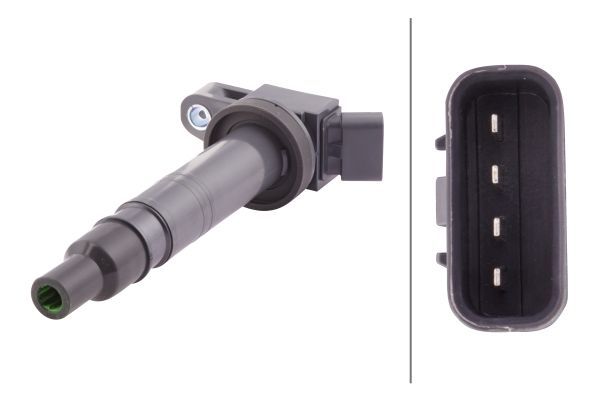 HELLA 5DA193175-941 | Ateşleme Bobini-(4 Fişli)-(Toyota Avensis 00 / 08 2.0 VVTI-2.4 VVTI / Rav4 00 / 05 2.4 VVTI)