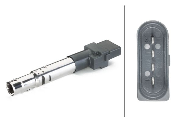 HELLA 5DA230036-331 | Ateşleme Bobini 4 Kutuplu Phaeton 02 > 08 A3 03 > 09 Tt 03 > 10 Cayanne 03 > Leon 02 > 06