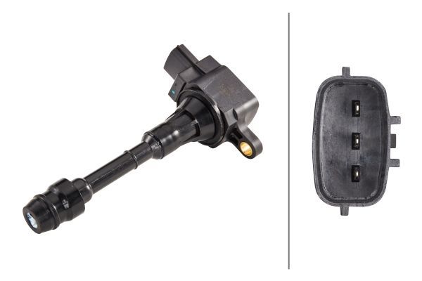 HELLA 5DA358057-221 | Bobin Kalem-(3 Fişli)-(Nissan Primera P12 2003 / 2010 2.0 / Xtrail 2001 / 2013 2.0-2.5)