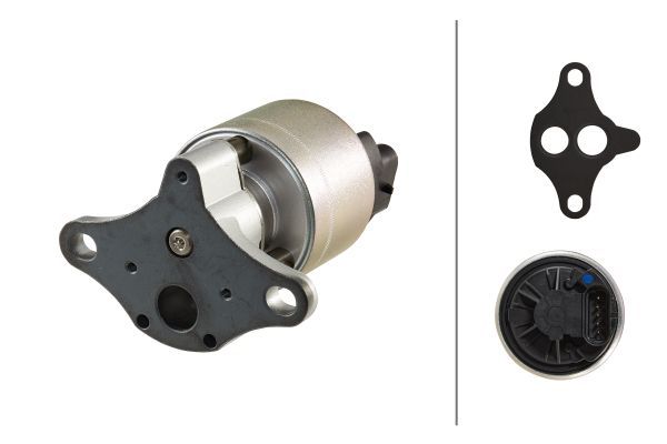 HELLA 6NU010171-601 | EGR Valfi Astra F 91-02 Combo 94-01 Corsa B 93-03 1.4 1.6 16V X14xe C14sel X14sz