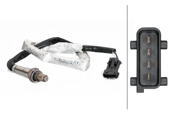 HELLA 6PA358103-221 | Oksijen Sensörü Volvo Xc90 V70 II Xc70 2.5 Ford Kuga 2.5