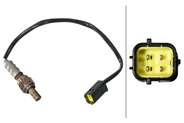 HELLA 6PA358221101 | Oksijen Sensörü Chevrolet Aveo / Kalos / Lacetti 1.4 / 1.6 (Kare Tip)