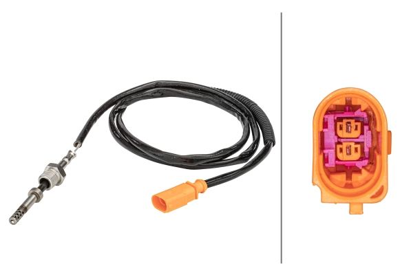 HELLA 6PT358181-021 | Egzoz Sıcaklık Sensörü Amarok Cdca / Cnea / Csha 2.0 TDI 10 >