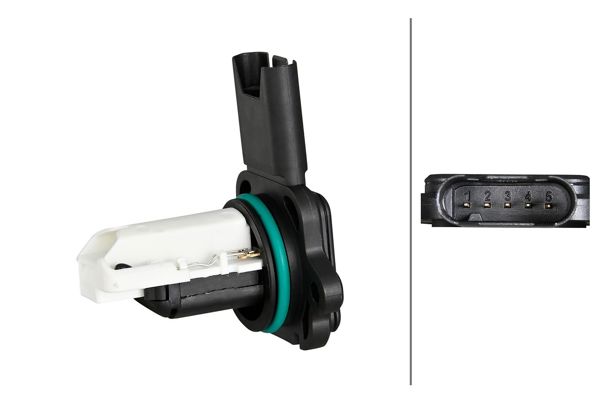 HELLA 8ET009142-641 | Hava Akısmetre BMW N-52 / 53 E-60 / 63 / 65 / 84 / 87 / 90 / 92 / 93