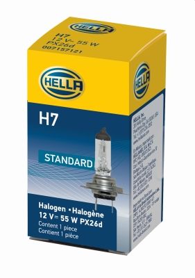 HELLA 8GH178555-011 | Ampül H7 12V 55W | 1 Adet