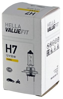 HELLA 8GH242632-121 | Ampül H7 12V 55W Px26d (Valuefıt)