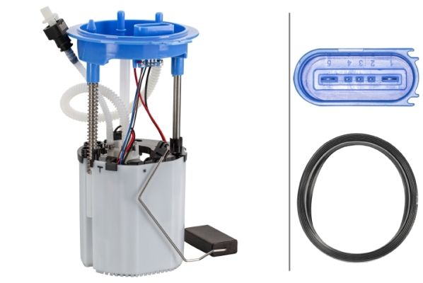 HELLA 8TF358146-811 | Yakıt Pompası (Şamandıralı) Golf A3 Octavia 10 >