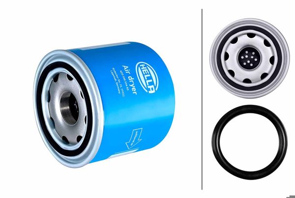 HELLA 8ZD358334-031 | Hava Kurutucu Kartusu / Basınclı Hava Sıstemı Daf Cf65 Cf75 Cf85 98 > 13 Xf95 02 > 06 Xf105 05 >