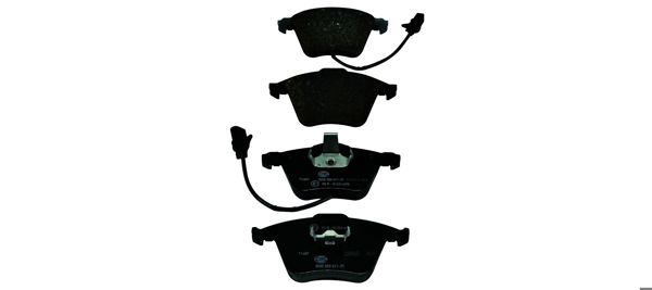 HELLA PAGID 8DB 355 011-711 | Ön Fren Balatası. A6 05 >