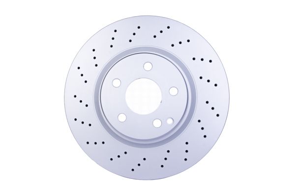 HELLA PAGID 8DD 355 109-471 | Ön Fren Diski. W211-230. Delikli.