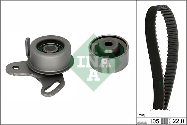 INA 530042710 | Eksantrik Rulman Kiti Triger Seti Hyundai Accent 1.5 1.6 2000-2005 Accent Era 1.4 2006-/ Getz 1.4 2003-/ Kia Rio 2004-/ Cerato 1.6 2