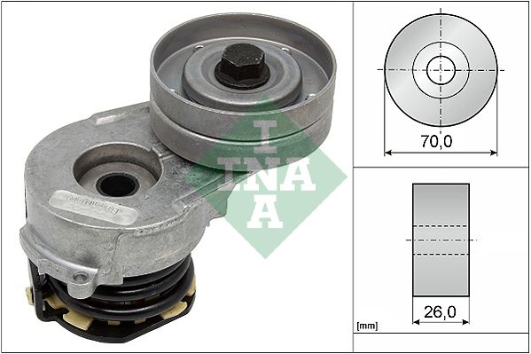 INA 534032110 | Alternatör Gergi Rulmanı (Kütüklü) Astra H (04)-Corsa C-D (03 -)-Combo (04 -)-Meriva-Zafira 1,7Cdtı