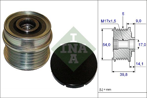 INA 535017110 | Alternatör Fiat Egea-Linea-Bravo II-Alfa Giulietta 05-1.4-1.4 T-Jet